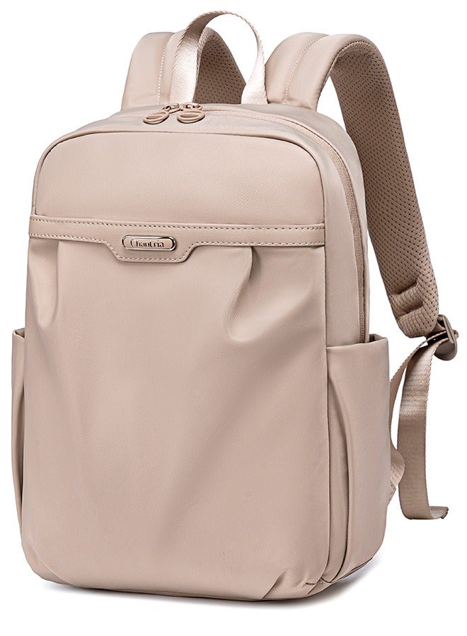 شانتريا CB00769 شنطة ظهر 15.6-انش للكمبيوتر المحمول مقاومة للماء خفيفة الوزن متينة مناسبة للسفر للعمل للأعمال حقيبة للنساء من شانتريا - كاكى - Image 1