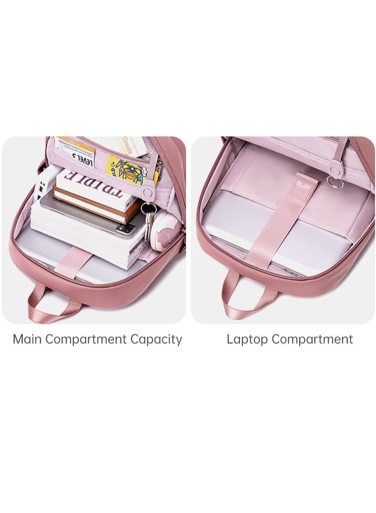 شانتريا CB00769 شنطة ظهر 15.6-انش للكمبيوتر المحمول مقاومة للماء خفيفة الوزن متينة مناسبة للسفر للعمل للأعمال حقيبة للنساء من شانتريا - كاكى - Image 3