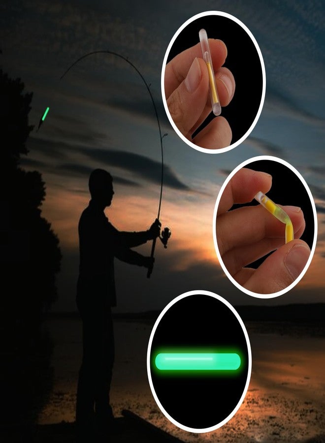 Asofelk 50PCS Small Fishing Float Light Sticks, Mini Glow Stick for Night Fishing - Image 4