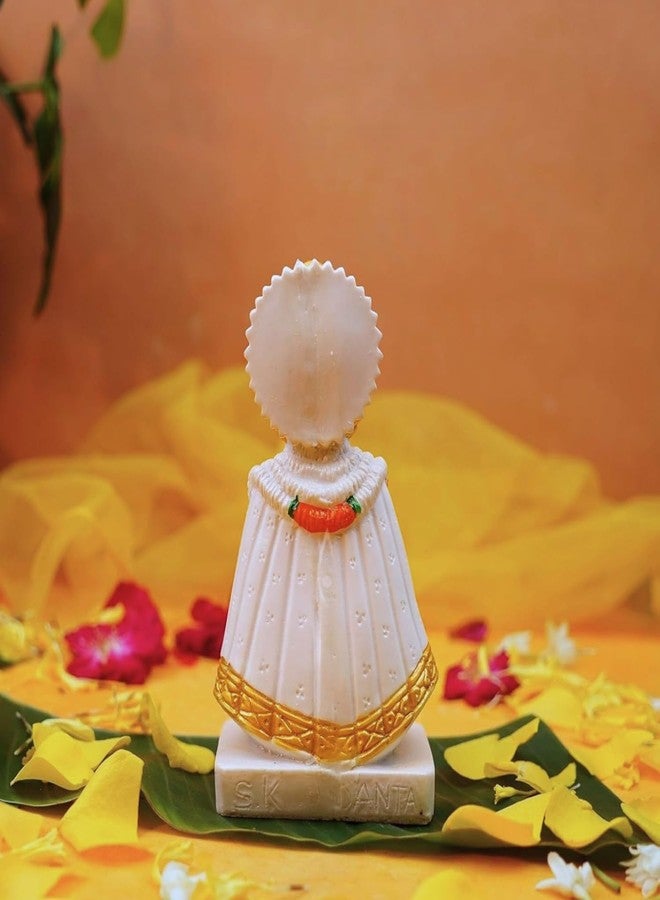 Servdharm Khatu Shyam Ji Murti for Home and Gifting | 5.9" Resin Baba Baba Khatu Shyam Ji Idol Statue | Decorative Showpiece for Pooja and Home Decor - Image 4