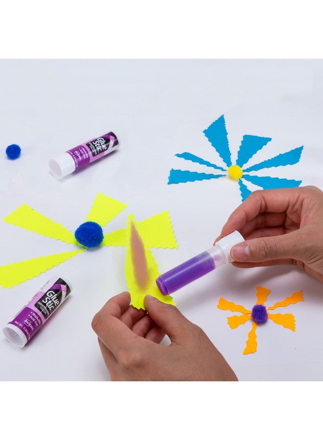 Avery Glue Stick Disappearing Purple Color, Washable, Nontoxic, 0.26 oz. Permanent Glue Stic, 6pk (98096) - Image 3