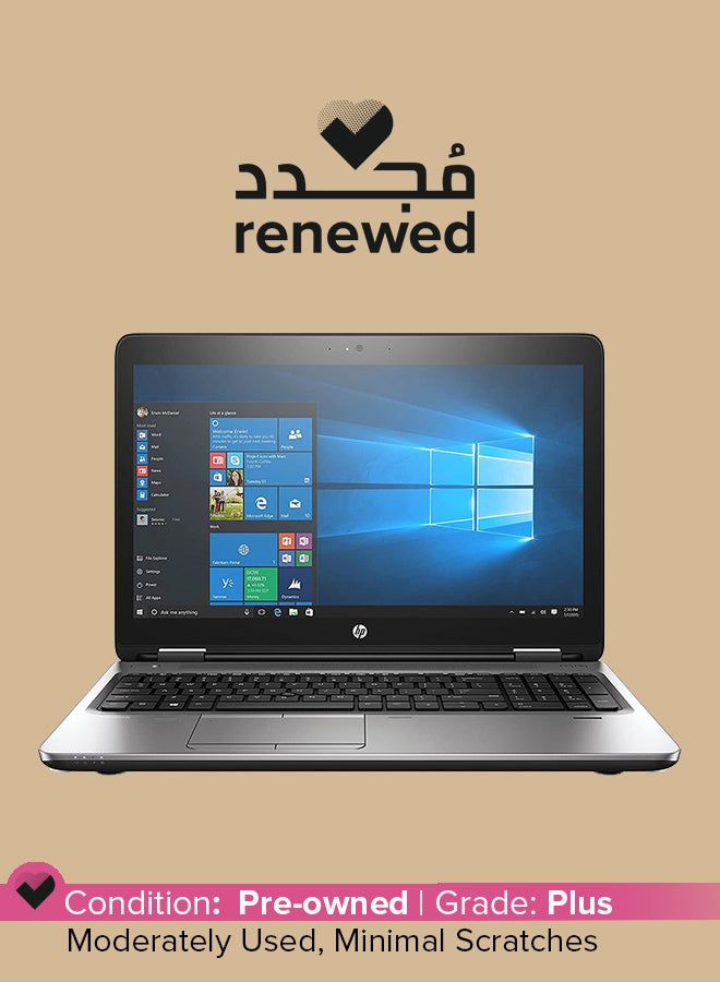HP تم تجديده - ProBook 650 G3 بشاشة عرض مقاس 15.6 بوصة، ومعالج Core i5 من الجيل السابع/ وذاكرة وصول عشوائي سعة 8 جيجابايت/ ومحرك أقراص SSD سعة 256 جيجابايت/ ونظام تشغيل Windows 10 - Image 1