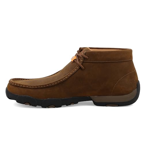 Twisted X Mens Work Chukka Driving Moc Moc Toe Distressed Saddle Electrostatic Dissipative 75 W - Image 3