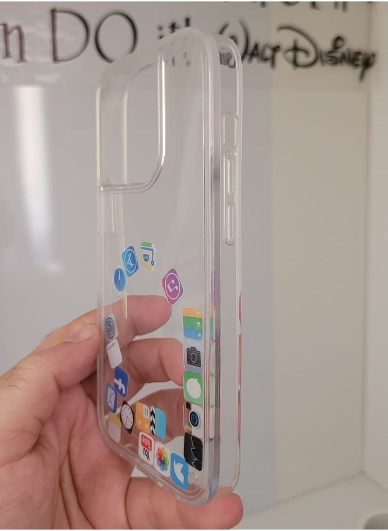 Creative Creative Case for Iphone Q series from Iphone 13 pro  Clear Hard Silicone  - Image 3
