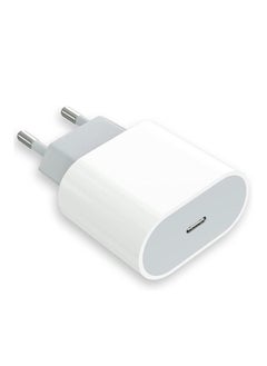oem Original 20W PD Power Adapter USB Type C Charger Adapter For iPhone 11 Pro XR X XS Max 8 Plus Fast Charging EU Plug Travel Charger for Apple Power Adapter 2 PIN EU PLUG white For Iphone  - Image 1