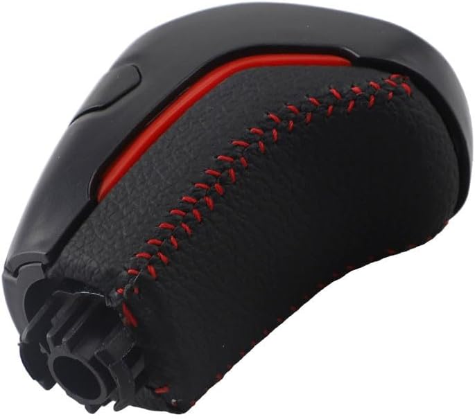 Protective coating Gear Shift Knob 2016-2023, Leather and Plastic Handle with for Red Stitching, 8x5x5 cm, for TRD for PRO Models Flexible varied design - Image 5
