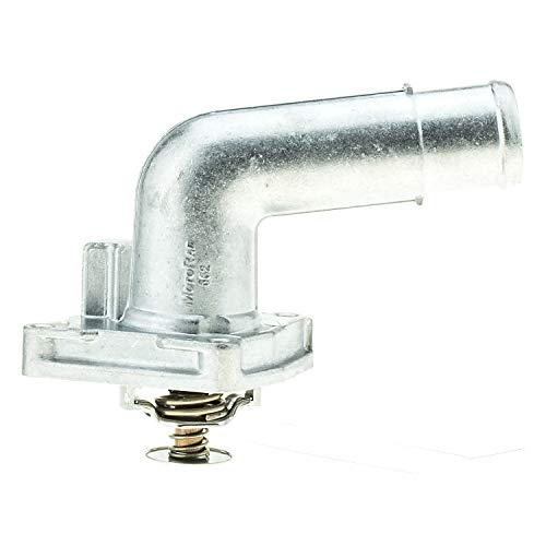 MotoRad 662-180 Thermostat Silver Engine Coolant Thermostat Housing Assembly Fits Nissan Murano 08–14 Maxima 09 Pathfinder 13–15 Altima 07–14 Quest 11–14 Infiniti QX60 14–20 21200JA10A - Image 2