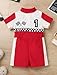 IMEKIS Baby Race Car Driver Fast One First Birthday Outfit Boy Girl Baby Racecar Suits Racing 1st Birthday Smash Cake Photoshoot Race Car Jumpsuit Toddler Red 1 912 Months - Image 4