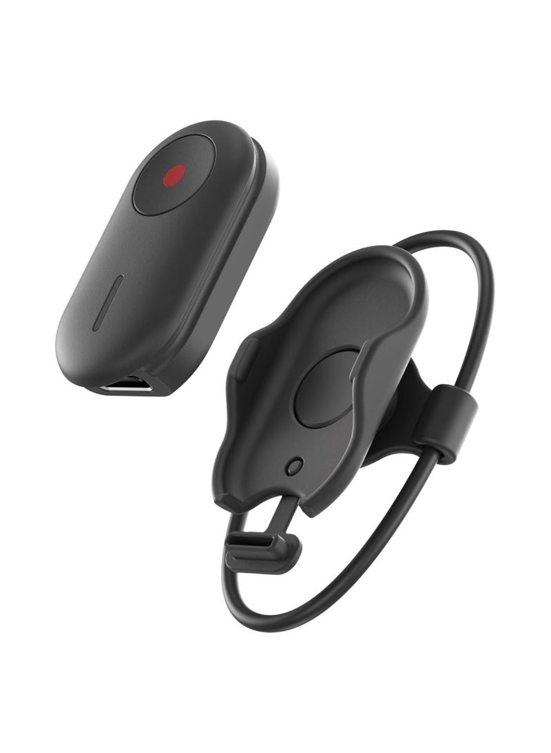 Insta360 جهاز التحكم عن بُعد الصغير | جهاز تحكم بلوتوث لاسلكي لجهاز X4 و X5 و GO Ultra و GO 3S و Ace Pro 2 – نطاق 10م/33قدم مع حزام تثبيت دوار بزاوية 360° - Image 4