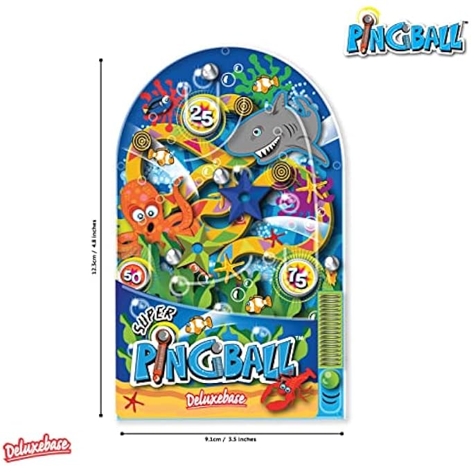 DELUXE BASE 53853 PINGBALL - OCEAN SKILL GAMES, MULTICOLOURED - Image 2