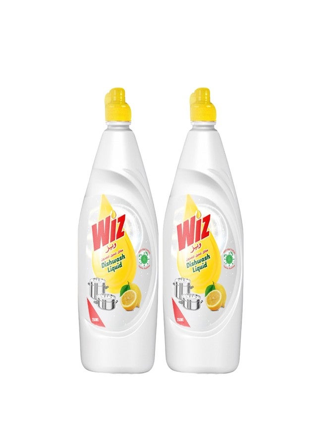 في2 سائل غسيل الأطباق ويز، 3 قطع × 750 مل - Image 1