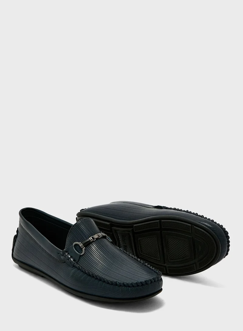 Robert Wood Saddle Detail Moccasins