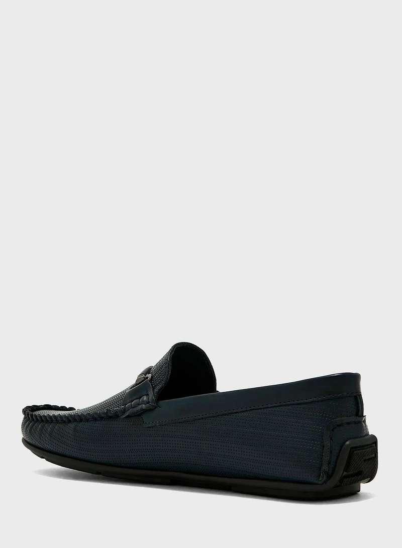 Robert Wood Saddle Detail Moccasins