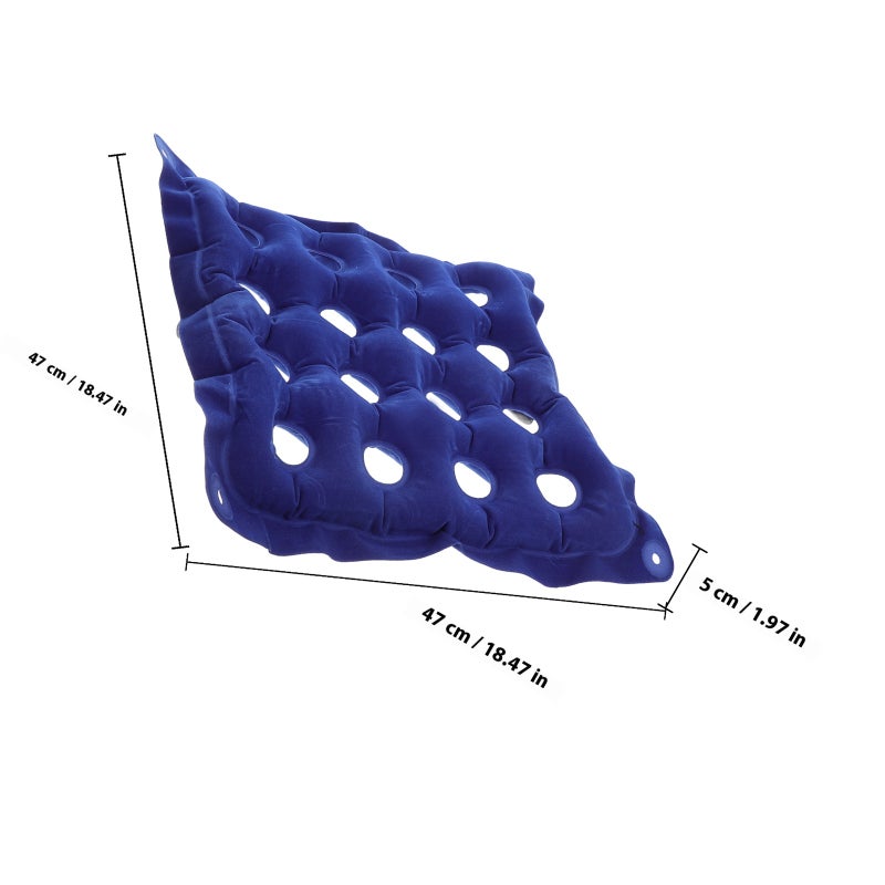 Portable Inflatable Seat Cushion Breathable Cushion for Office Chair Car and Airplane for Flights and - Image 2