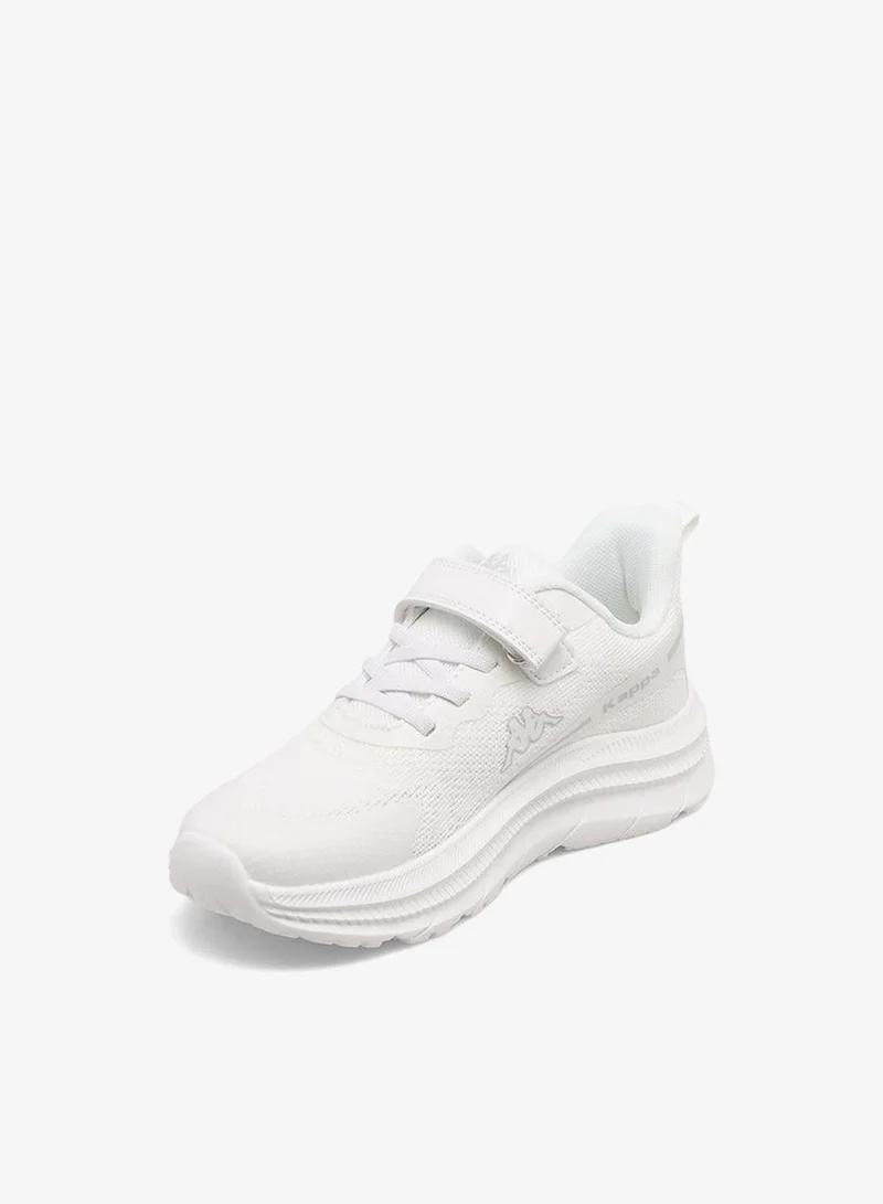 Kappa WHITE Boys Logo Hook & Loop Sports Shoes for Men | Best Price UAE