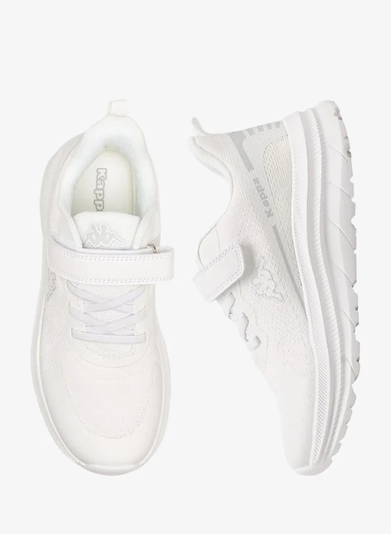Kappa WHITE Boys Logo Hook & Loop Sports Shoes for Men | Best Price UAE