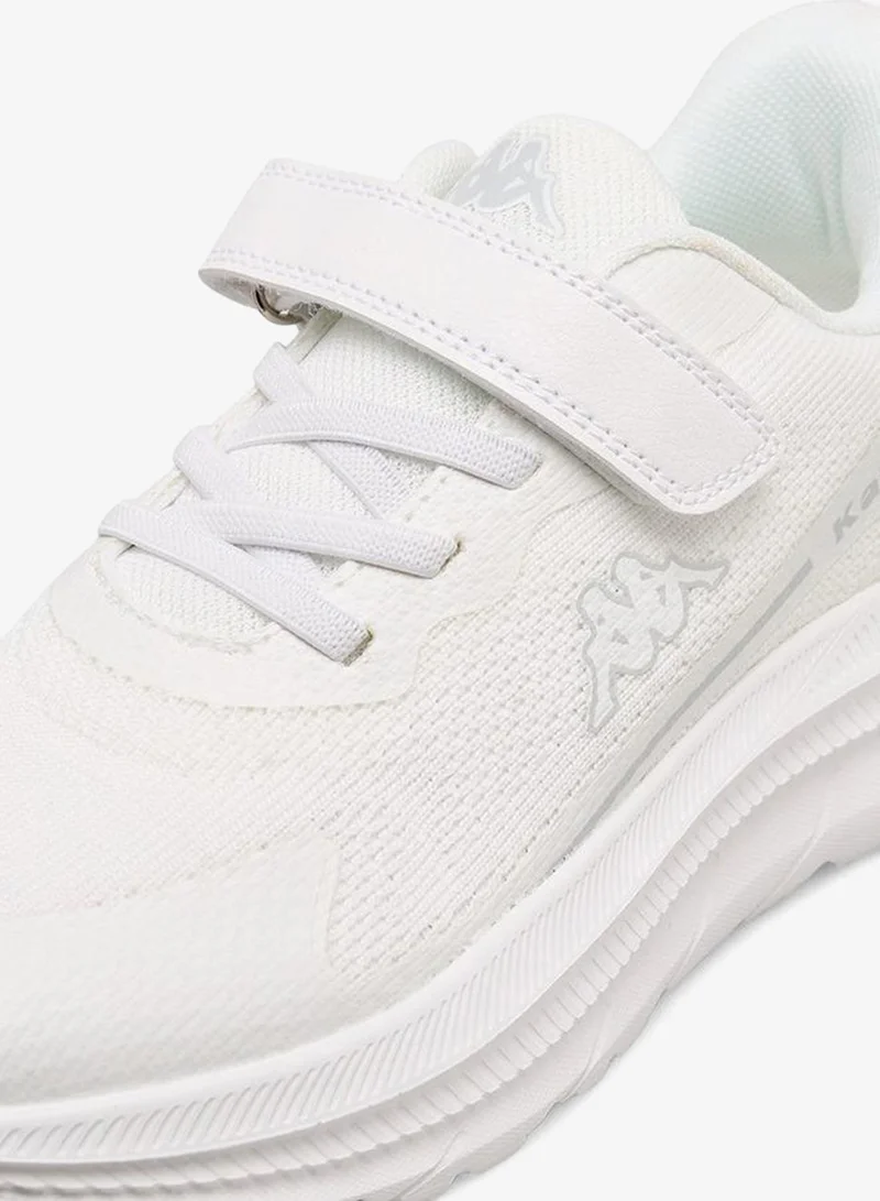 Kappa WHITE Boys Logo Hook & Loop Sports Shoes for Men | Best Price UAE