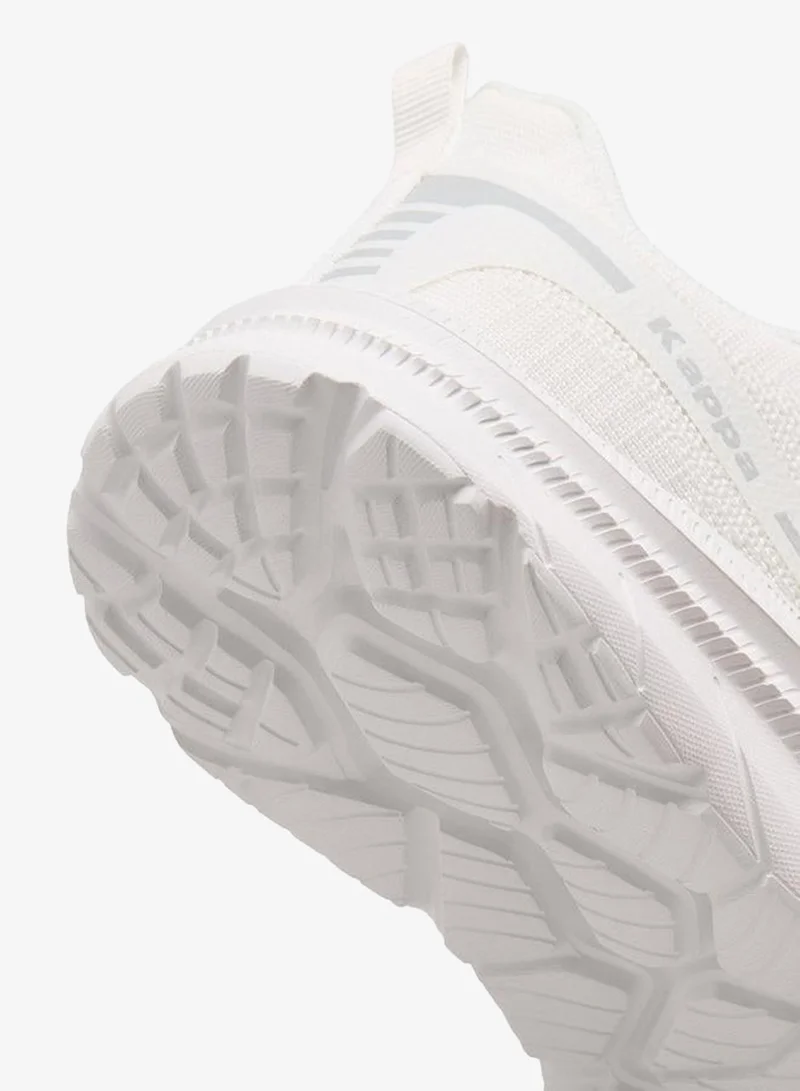 Kappa WHITE Boys Logo Hook & Loop Sports Shoes for Men | Best Price UAE