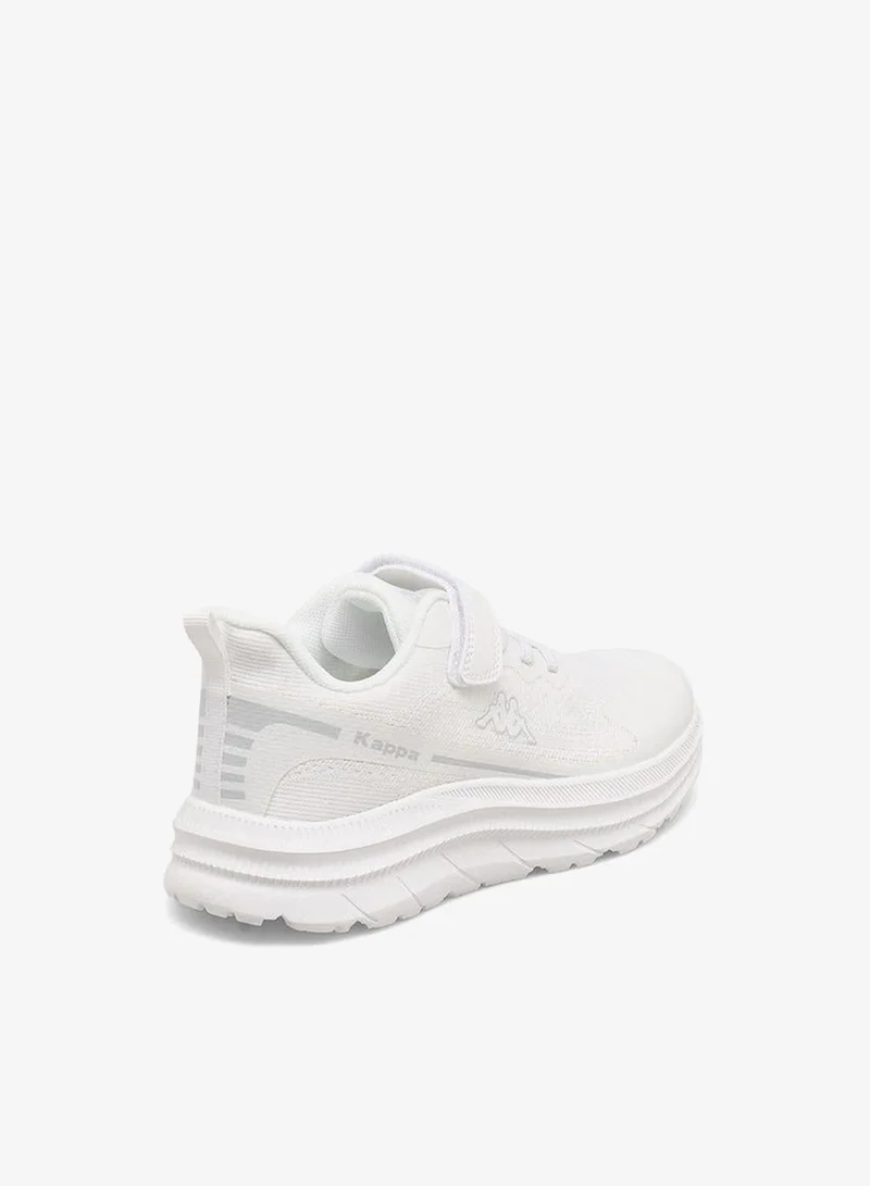 Kappa WHITE Boys Logo Hook & Loop Sports Shoes for Men | Best Price UAE