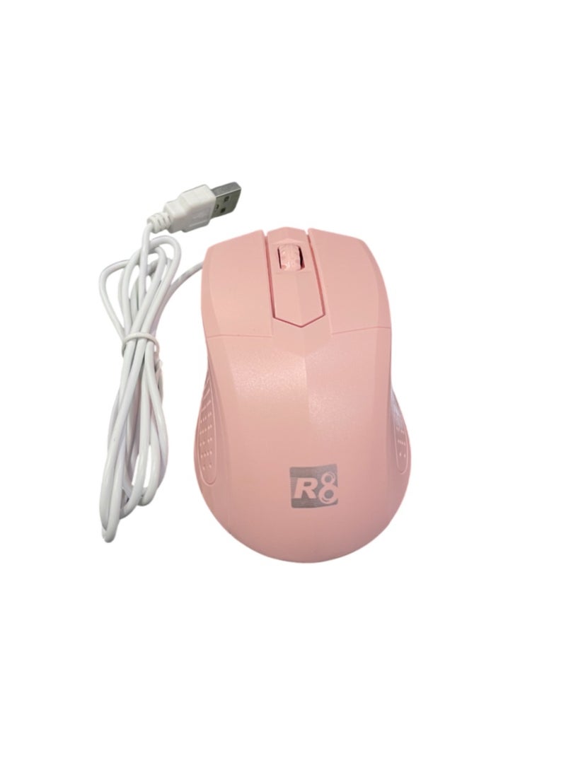 R8 Wired Mouse Pink - pzsku/ZBAAFBB5B6F64C56D3471Z/45/_/1740034574/b3dc455e-9160-4e00-90c1-0aa10426c72f