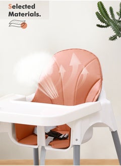 keke Adjustable High Chair With Dining Tray And Safety Seat Belt with Cushion For Children  - Image 4