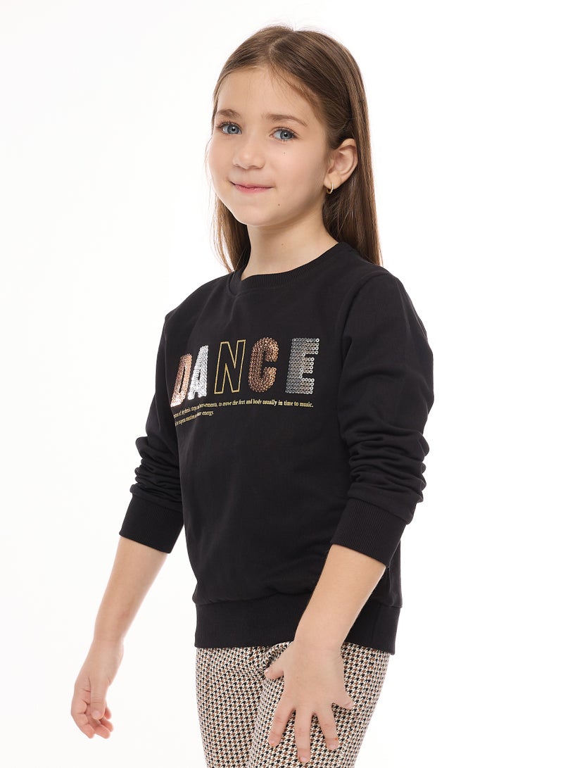 victor and jane Sequins Embroidered Sweatshirt - Image 2