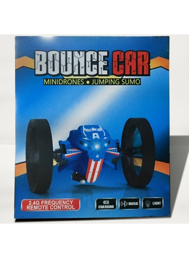 DEHKAH Remote Control Bounce Car Jumping Advanced Toy Flexible Wheel Rotation Vehicle - Image 4