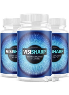 IDEAL PERFORMANCE (3 Pack) Visisharp Advanced Eye Health Formula for Eyes Pills Visi Sharp Supplement (180 Capsules)  - Image 1