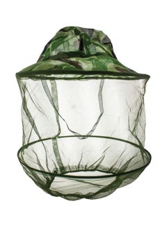 NIBEMINENT Mosquito Head Net Hat Green  - Image 1
