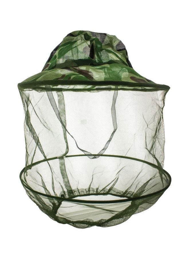 NIBEMINENT Mosquito Head Net Hat Green  - Image 1
