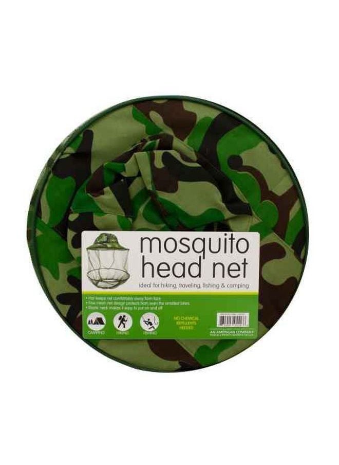 NIBEMINENT Mosquito Head Net Hat Green  - Image 2