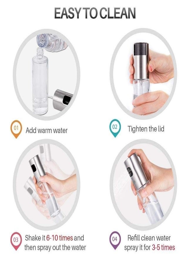GION Oil Sprayer Bottle for Vinegar Canola Vegetable Oil Portable Mini Kitchen Gadgets on BBQ/Pan/Salads/Baking - Image 4