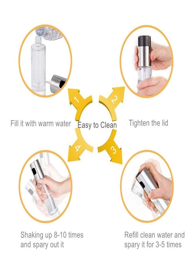 GION Oil Sprayer Bottle for Vinegar Canola Vegetable Oil Portable Mini Kitchen Gadgets on BBQ/Pan/Salads/Baking - Image 5