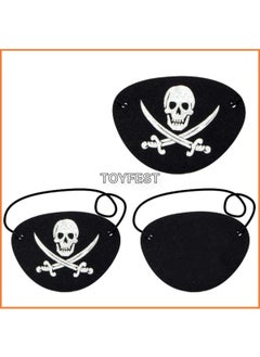Toyfest Captain Jack Sparrow Pirate One Eye Mask Party Costume Accessory - 1 Piece  - Image 2