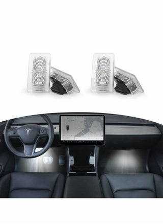 Tesla Model 3 Y S X Interior LED Light Upgrade Kit, Ultra-Bright Replacement Bulbs for Trunk, Frunk, Door Puddle, Foot-Well, 4 Pack White - pzsku/ZBAB087969649F6593C96Z/45/_/1723538585/4e4a357a-65e5-40c7-8a03-5ebe7dbe1262