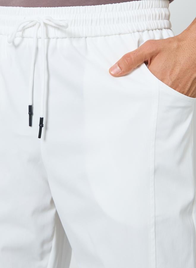 Take Two Men Solid Drawstring Waist Straight Leg Pants - Image 3