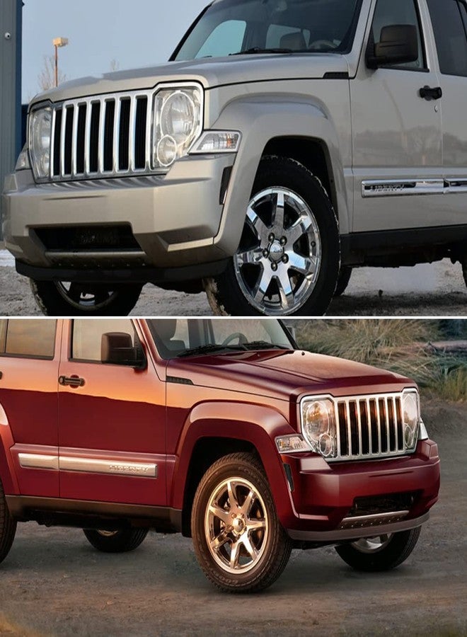 Tonsya For 2008 2009 2010 2011 2012 Jeep Liberty Replacement Front Bumper Signal Side Marker housing Smoked Lens - Image 5