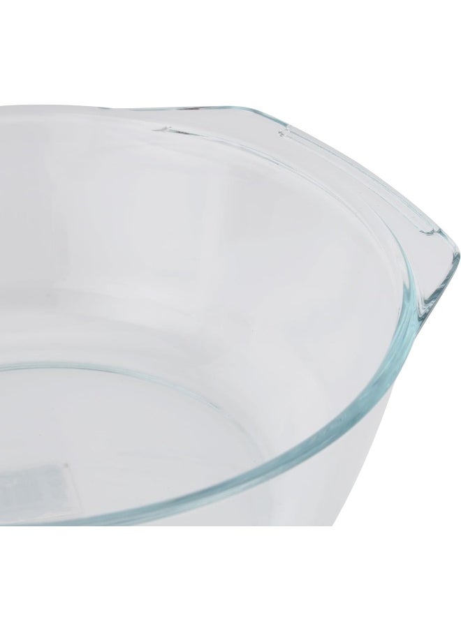 DELCASA Delcasa DC3313 Round Glass Baking Casserole with Lid, 1500 ml Capacity  - Image 5