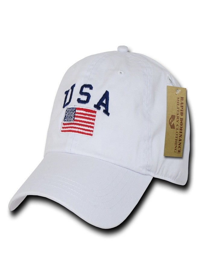 Rapid Dominance Mens Polo Baseball-caps, White - Image 1