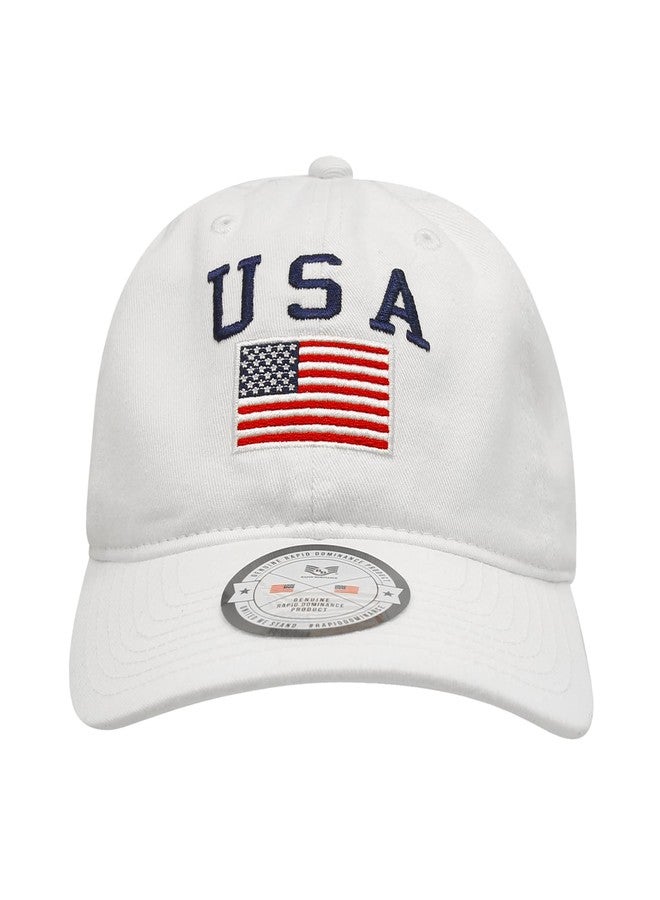 Rapid Dominance Mens Polo Baseball-caps, White - Image 2
