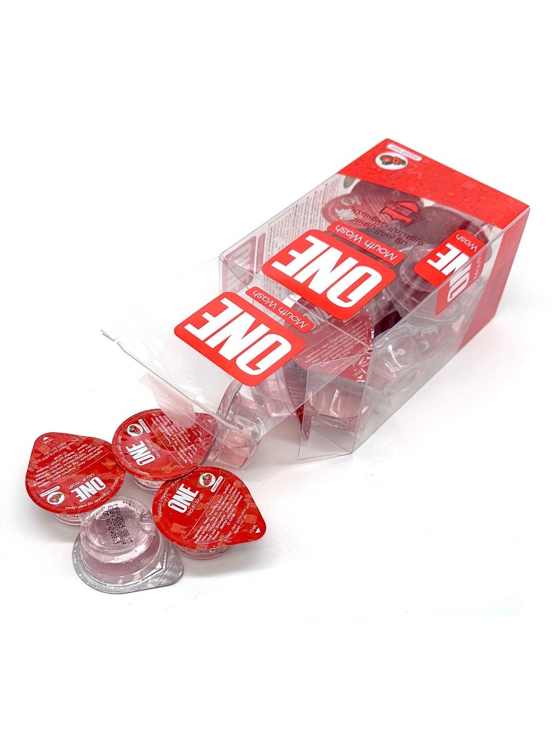 وان غسول الفم بالكبسولات المتطورة بنكهة نكهة الفراولة من ذا ون تاتش 20 كبسولة 15 مل - Image 2