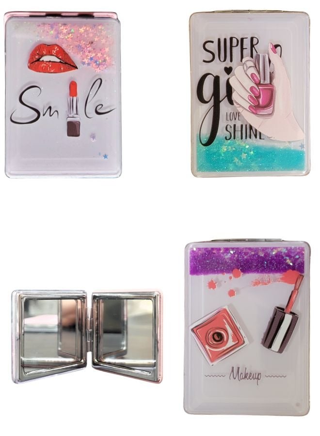 Folding mirror (multi-color - multi-shape), one piece - Image 2