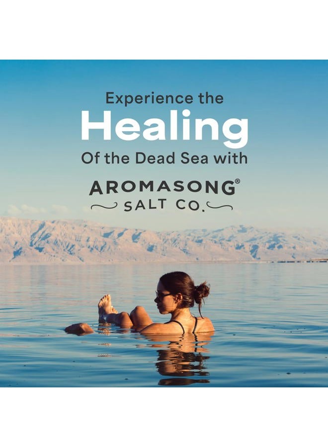 Aromasong رقائق المغنيسيوم من البحر الميت، 14 أونصة. عبوة قابلة لإعادة الإغلاق - أملاح استحمام المغنيسيوم كلوريد للاسترخاء العضلي. - Image 5