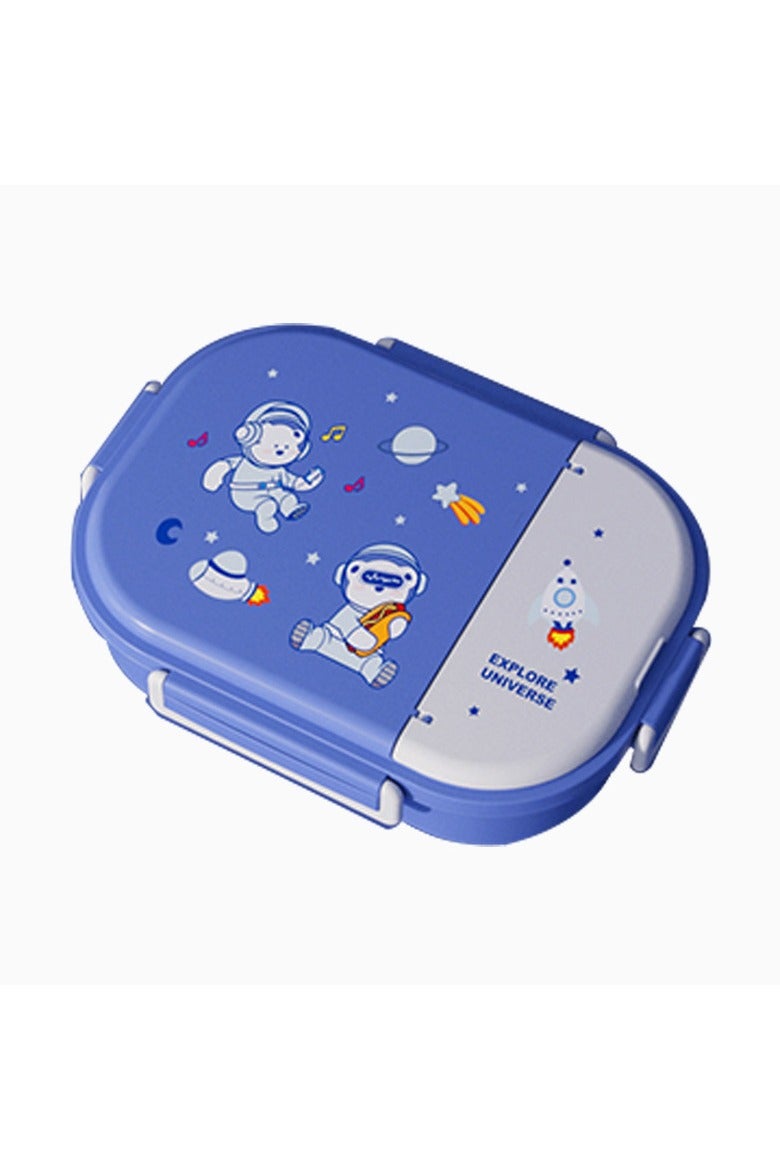 general Space Bear 316 Stainless Steel Lunch Box (Four Compartments, 1600ML) with Chopsticks, Spoon, and Soup Bowl - Portable Lunch Box for Students and Office Workers - Image 4