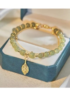 Goolsky Double-layer Green Beaded Bracele, Elegant Jewelry For Girls  - Image 3