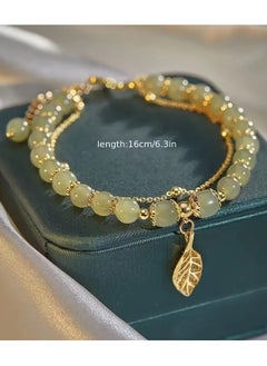 Goolsky Double-layer Green Beaded Bracele, Elegant Jewelry For Girls  - Image 5