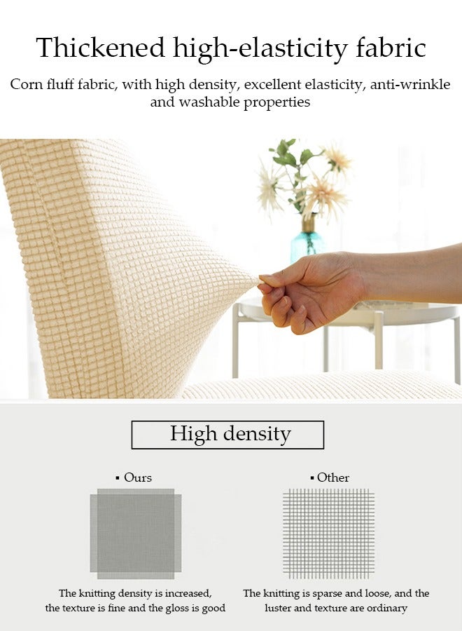 DUNISO 4 Pcs Stretch Dining Chair Covers,Thick Dining Chair Protective Cover,  Multifunctional Anti Fouling Stool Cover, Detachable And Washable, Suitable For Kitchen, Ceremony, Wedding, Banquet, Hotel  - Image 4