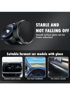TIGER Magnetic Suction Cup Phone Holder for Car | Universal Car Phone Mount for Dashboard & Windshield | Compatible with iPhone 15, 14, 13 Pro Max, MagSafe Cases, All Phones | Secure, Adjustable, Easy Installation (Grey)  - Image 5