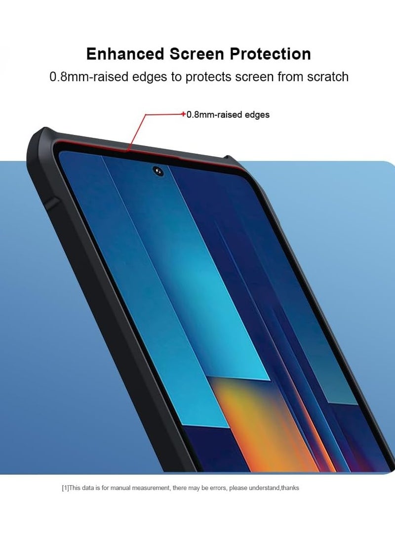 Case Compatible with Honor X6b Case, 【Airbag Protection】 Transparent Back Soft TPU Frame Camera Protection Shockproof Bumper Protective Cover for Honor X6b - Image 4