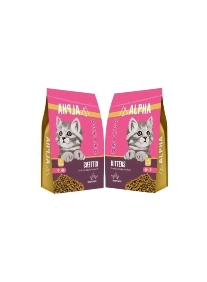 ألفا كيتن دراي فود للقطط الصغيرة 1 كجم - Image 2